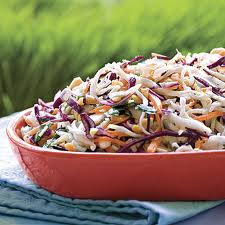Eating Coleslaw